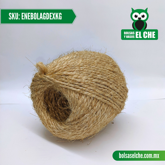COD: ENEBOLAGDEXKG - BOLA DE LAZO PARA AMARRE - DE HENEQUEN - GRANDE - VENTA POR PIEZA