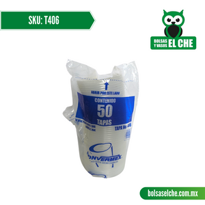 COD: T406 - TAPA No. 406 - CONVERMEX - PAQUETE: 50 PZAS